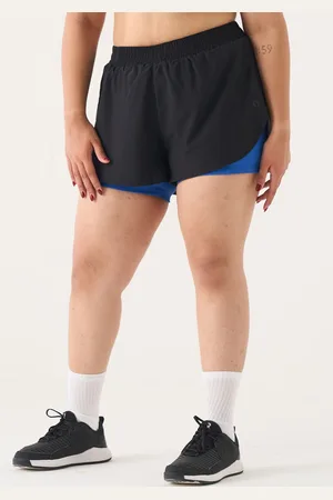 Spirit Animal Women Solid Regular Fit Mid-Rise Sports Shorts