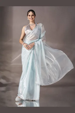 Tikhi Imli Sequinned Satin Saree
