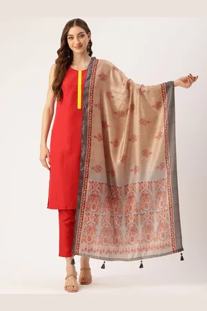 Ishin Floral Printed Cotton Dupatta