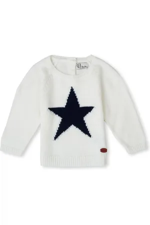 GJ baby Girls Printed Woollen Pullover