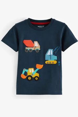 Next Boys Embroidered Pure Cotton T-shirt