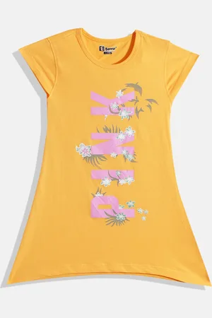 Eteenz Girls Premium Cotton Floral Printed A-Line Dress