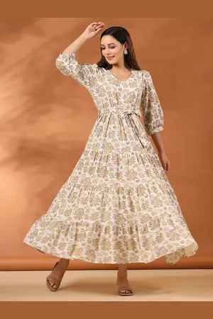 Jaipur Floral Print Maxi Dress