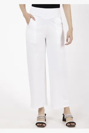 Spiffy Women Smart Loose Fit High-Rise Trouser