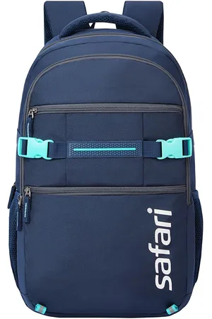Safari Unisex Typography Backpack with Compression Straps