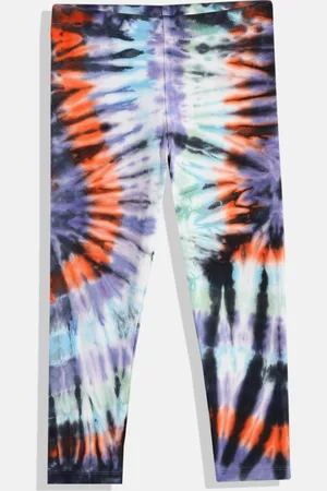 Next Girls Tie and Dye Printed Leggings
