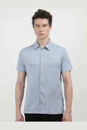 Calvin Klein Men Solid Opaque Casual Shirt