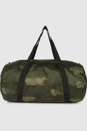 DECATHLON Colourblocked Medium Fold-Down Fitness Bag