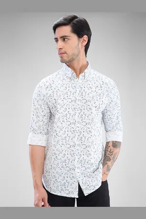 SPYKAR Men Slim Fit Conversational Printed Casual Shirt
