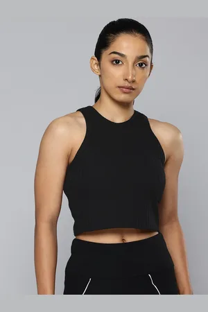 DECATHLON Ribbed Crop Tank Top
