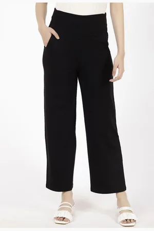 Spiffy Women Smart Loose Fit High-Rise Trouser