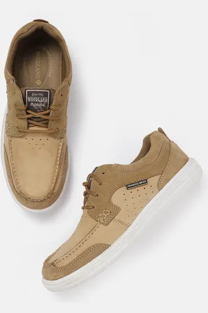 Woodland Men Leather Derbys
