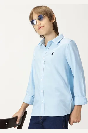 Nautica Boys Premium Opaque Casual Shirt
