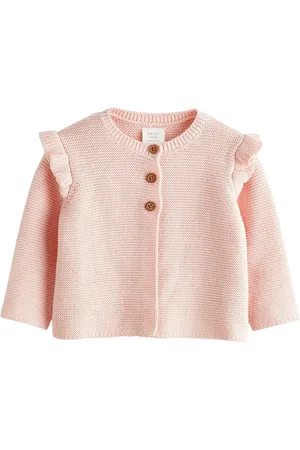 Next Infants Girls Self Design Pure Cotton Cardigan