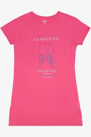 DYCA Women Printed Round Neck Half Sleeves Tshirt