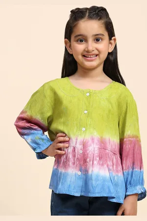 Maaesa Girls Tie Dyed Shirt
