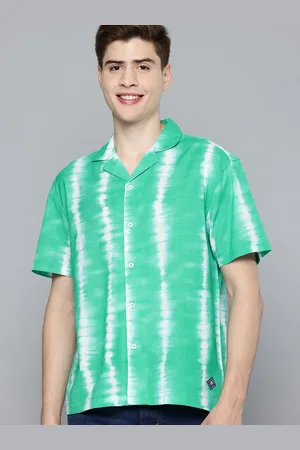 Aeropostale Men Tie & Dye Pure Cotton Casual Shirt