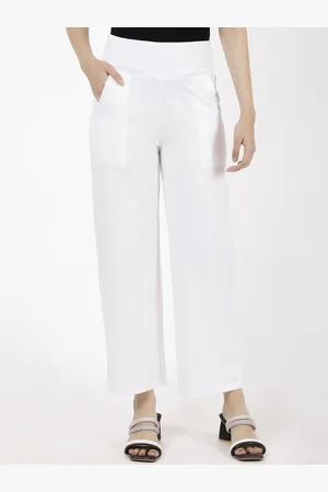 Spiffy Women Smart Loose Fit High-Rise Trouser