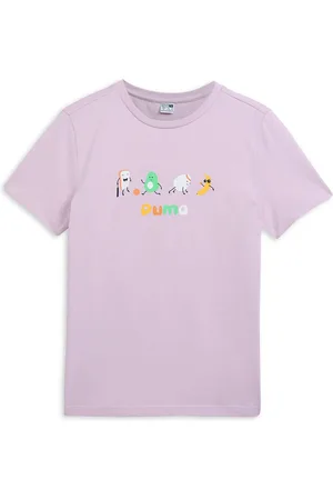 PUMA Kids-Unisex Classics Graphic Youth Cotton T-Shirts