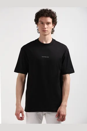 Calvin Klein Men Typography Polo Collar T-shirt
