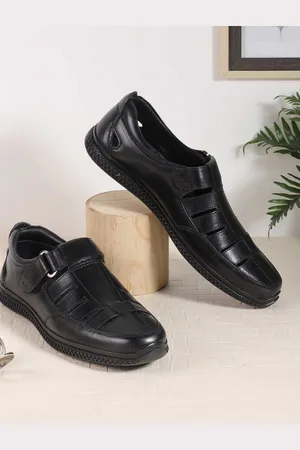 Metro Men Leather Shoe-Style Sandals