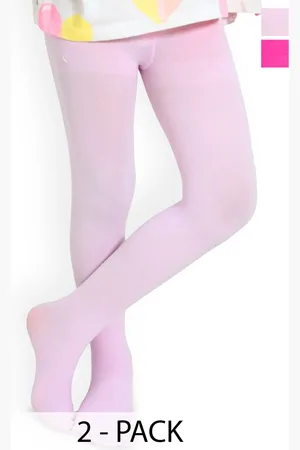 BAESD Girls Pack Of 2 Opaque Stockings