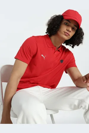 PUMA Men Scuderia Ferrari Style Polo Collar T-shirt