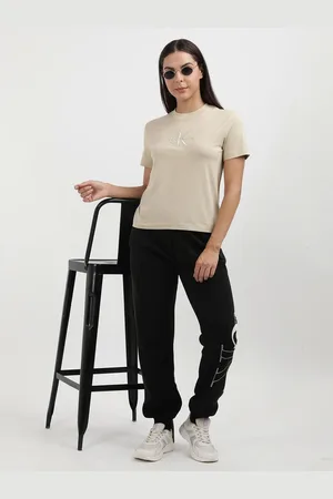 Calvin Klein Women Solid Slim Fit T-shirt