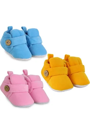 BAESD Kids Set Of 3 Cotton Booties
