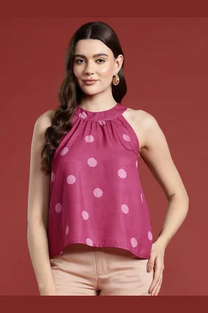 all about you Polka Dots Printed Top