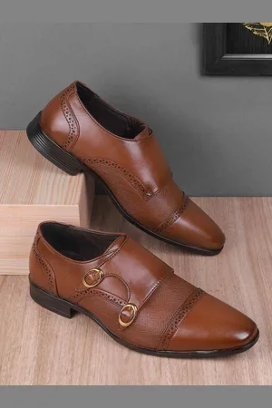 Metro Men Synthetic Formal Monk Shoe