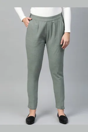 Kalini Women Mid-Rise Slim Fit Trousers