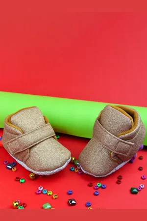 BAESD Unisex Kids Cotton Velcro Booties
