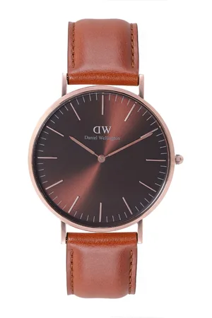 Daniel Wellington Men Leather Straps Analogue Watch DW00100627K