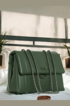 EXOTIC PU Structured Handheld Bag