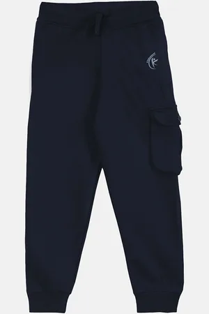 KiddoPanti Kids Solid Mid Rise Regular Fit Jogger