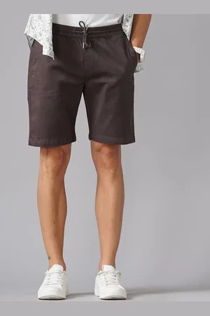 BRITISH CLUB Men Slim Fit Low Rise Pure Cotton Outdoor Shorts