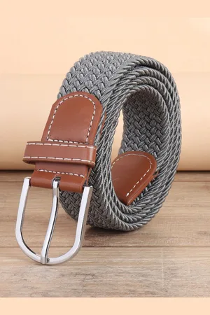 Mast & Harbour Men Braided Stretchable Casual Belt