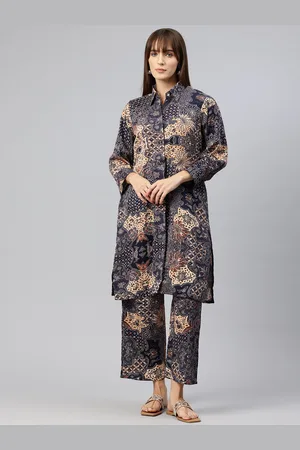 BUTA BUTI Women Palash Ajarak Printed Kurta & Trousers Set