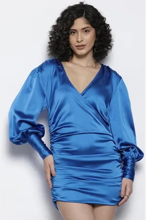 NA-KD Satin Bodycon Mini Dress