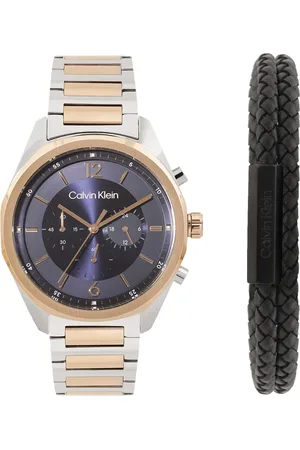 Calvin Klein Men Force Chronograph Watch with Necklace Gift Set - CKWBRS25