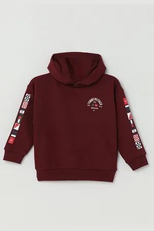 Tommy Hilfiger Boys Printed Hooded Sweatshirt