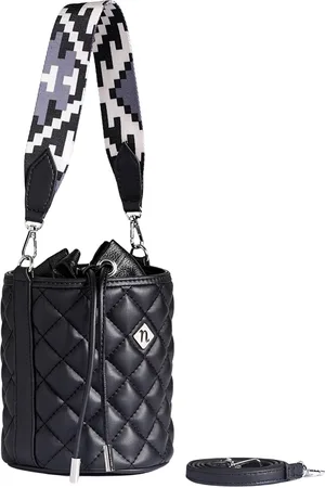 Nestasia Solid Quilted Bucket Sling Bag