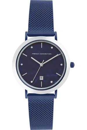 French Connection Women Dial & Stainless Steel Bracelet Style Straps Analogue Watch FCP51UM