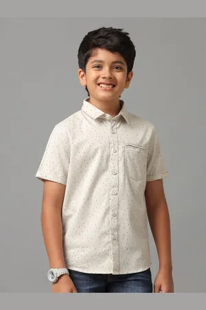 UNDER FOURTEEN ONLY Boys Opaque Printed Casual Shirt
