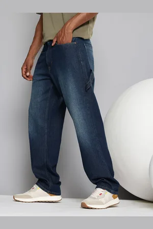 Aeropostale Men Baggy Fit Light Fade Pure Cotton Jeans