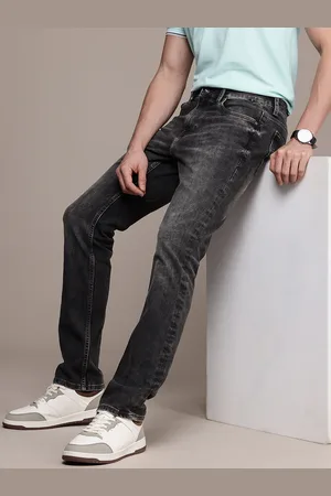 Nautica Men Straight Fit Low-Rise Light Fade Stretchable Jeans
