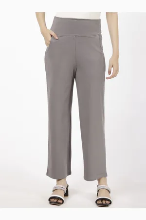 Spiffy Women Smart Loose Fit High-Rise Trousers