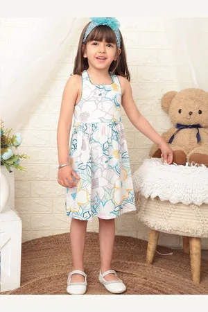 Nauti Nati Girls Floral Fit & Flare Midi Dress