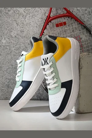 Killer Men Colourblocked Round Toe Comfort Insole Lightweight Sneakers